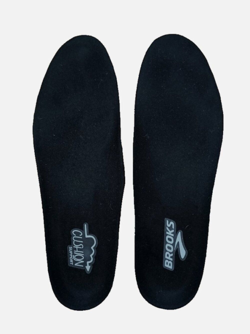 NEW pair of Brooks replacement insoles for MEN or Large size women 12M 14W Black